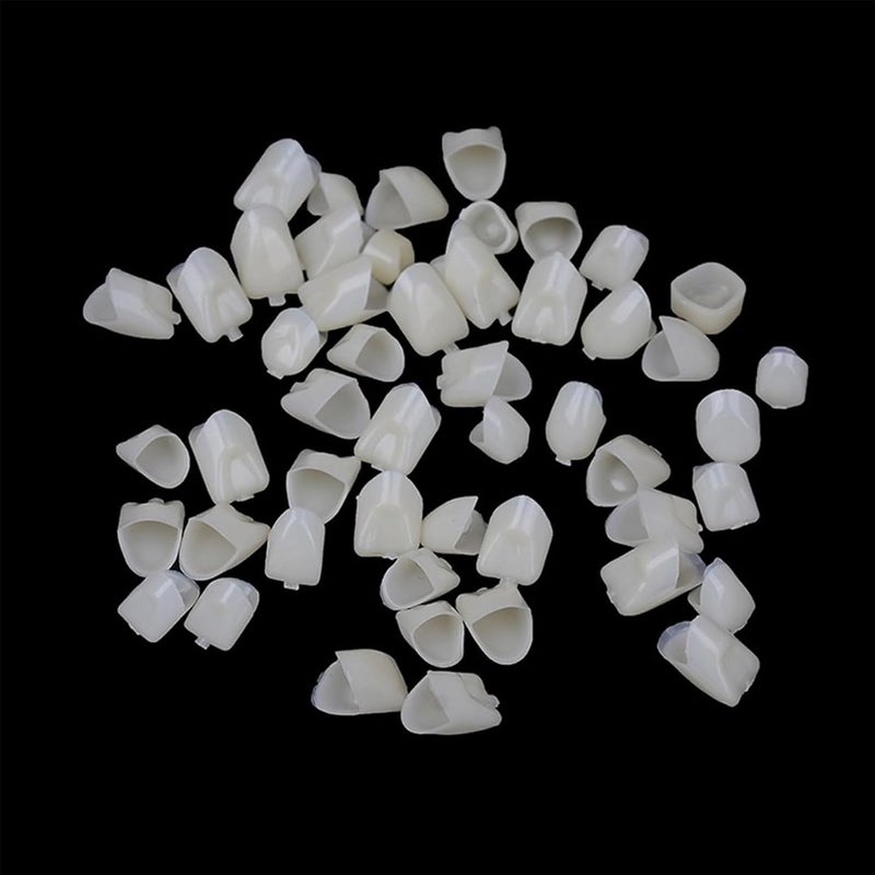 Ceonam 120 قطعة غطاء سن مزيف تاج أسنان أمامية مع حبيبات حرارية لإصلاح الأسنان للتعليم أو DIY (120 قطعة أمامية) - Image 3